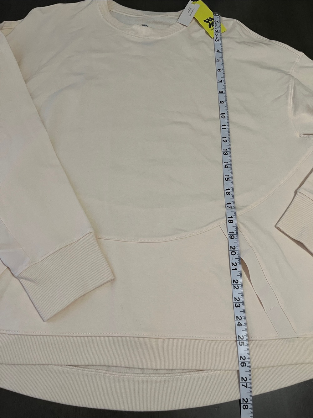 All in motion sweatshirt cream xxl New pullover arm pockets kangaroo pocket NWT - Picture 10 of 11